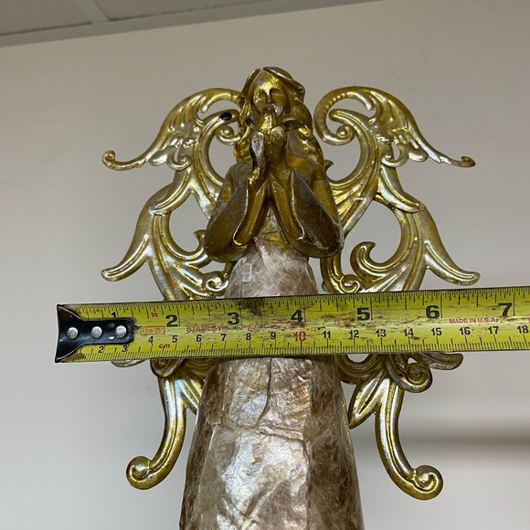 Lg Resin Gold Angel - Picture 6 of 11